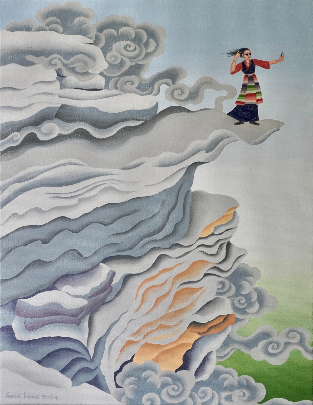 Selfie at Sams Point